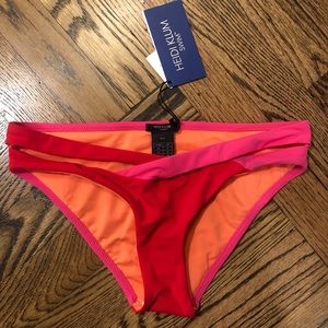 Heidi Klum Swim savannah sunset criss cross bikini